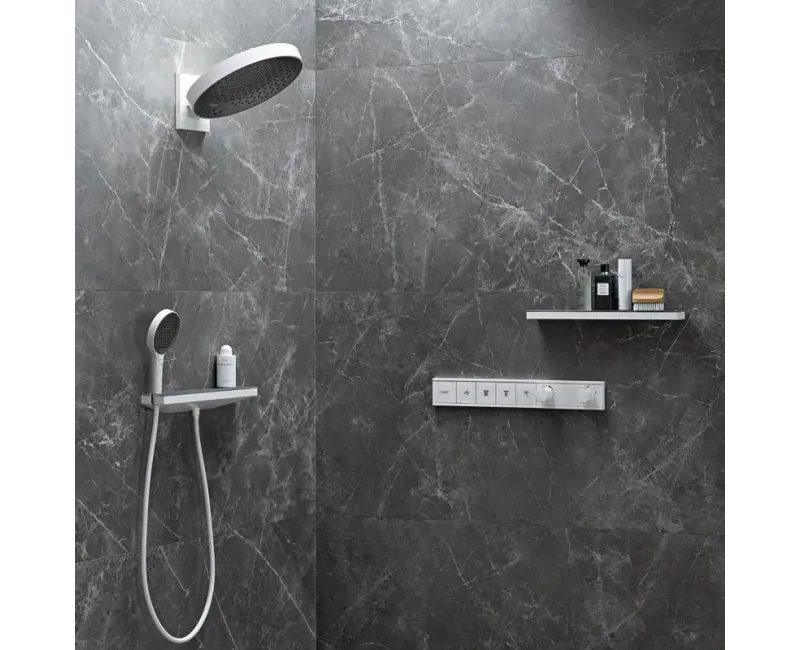 Plaukts Hansgrohe Rainfinity, 50 cm, matēta balta, 26844700 NEW