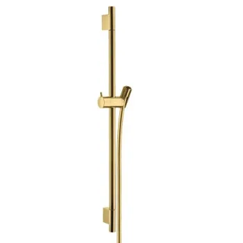 Dušas stienis Hansgrohe Unica'S, 65 cm ar dušas šļūteni, pulēts zelts, 28632990 NEW