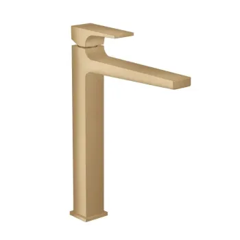 Vannas istabas izlietnes maisītājs Hansgrohe Metropol, ar Push-Open izplūdi, Paaugstināts matēta bronza, 32512140 NEW