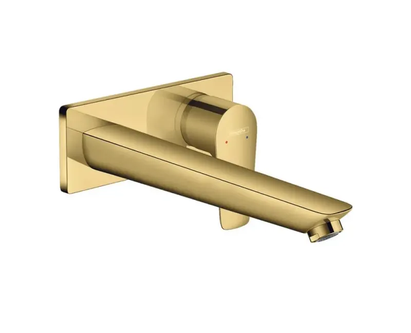 Vannas istabas izlietnes maisītājs Hansgrohe Talis E, iebūvējams, pulēts zelts, 71734990 NEW