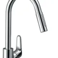 Virtuves maisītājs Hansgrohe Focus M41, EcoSmart, ar izvelkamu uzgali hroms, 31833000 NEW