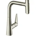 Virtuves izlietnes maisītājs Hansgrohe Talis Select M51, ar izvelkamu uzgali, nerūsējošā tērauda apdare, 72824800 NEW