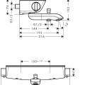 Hansgrohe Ecostat Select Термостат, хром 13151000