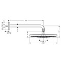 Dušo galva Hansgrohe Raindance Select S 300 2jet, chromas 27378000