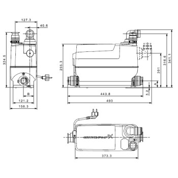 Канализационная насосная установка SOLOLIFT2 C-3(9775317)