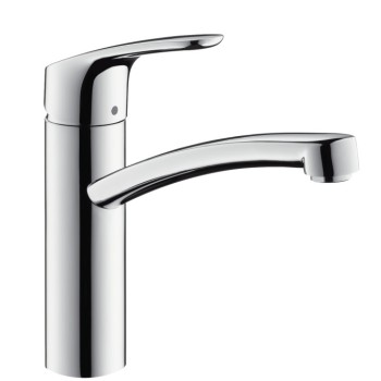 Смеситель для кухонной мойки Hansgrohe Focus M41 160 1jet, оптика из нержавеющей стали