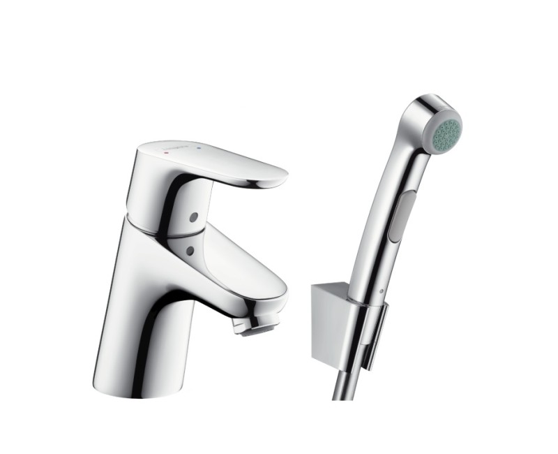 Hansgrohe Focus 70 Izlietnes jaucējkrāns ar bidettu, 31926000