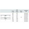 ACO ShowerDrain C Душевой канал 685mm, h-65mm, 9010.88.29