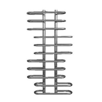 Rosela Полотенцесушитель Akkord 650x1200 mm, Матовый (11 ребер)