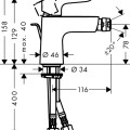 Hansgrohe Talis E Bidē jaucējkrāns, 71720140