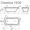 Vispool Vanna CLASSICA 150x75