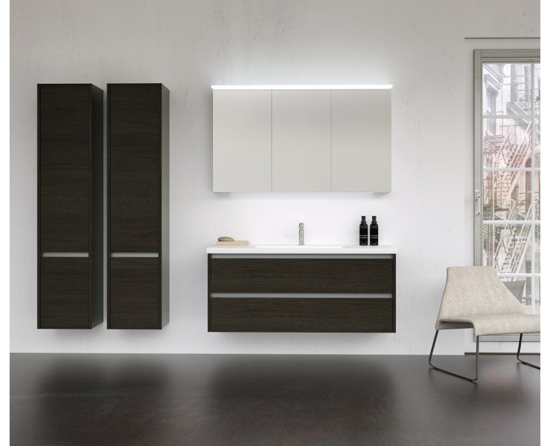 Kame City Spintelė po kriaukle 120cm, aliuminio profilis BU/12-3DR/1P1