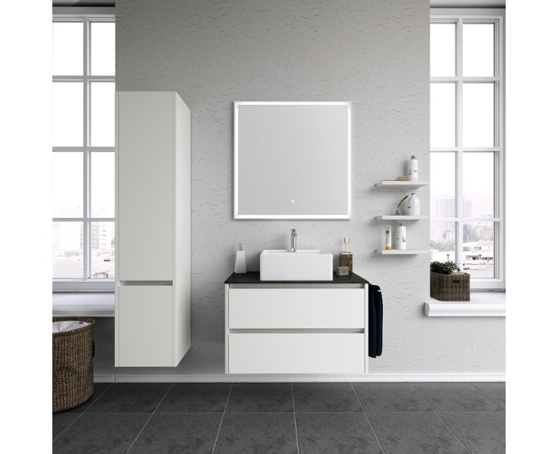 Kame City Spintelė po kriaukle 80cm, aliuminio profilis BU/8-3DR/1P1