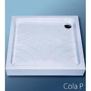 Dušas paliktnis Roth COLA P Kvadrātveida 800x800, balts