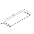 Kame Kompakta HPL stalviršis 140 cm, WP-2/12-3/H12