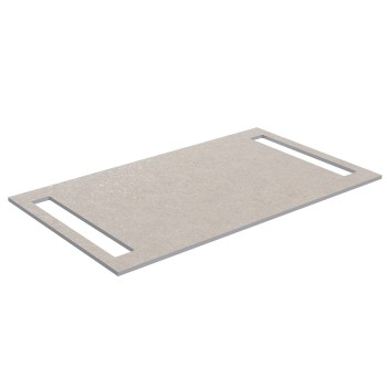 Darba virsma Kame Universal HPL ar 2 dvieļu turētājiem 80cm, Sand stone WP-2/6-3/H15
