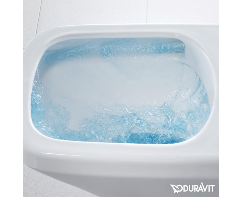 Duravit DuraStyle Basic Rimless Piekaramais WC ar SC vāku, 45620900A1