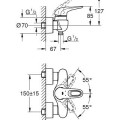 Grohe Eurostyle New Dušas jaucējkrāns, 33590LS3
