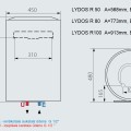 Ūdens sildītājs-boileris Ariston LYDOS R 50 L vertikāls, 3201910