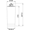 Filtra kārtridžs Franke - Nomaiņas filtrs Pro M 120.0305.558