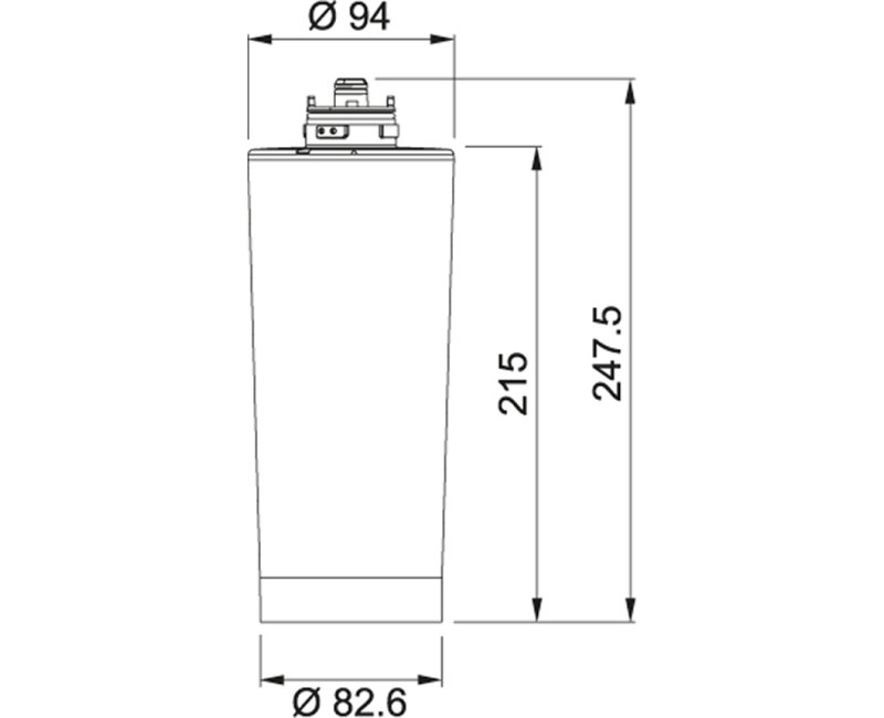 Filtra kārtridžs Franke - Nomaiņas filtrs Pro M 120.0305.558
