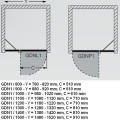Roltechnik Душевые двери GDNL1/GDNP1 1200mm