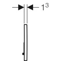 Geberit Sigma01 Dviejų režimų skalbimo mygtukas, 115.770.DW.5