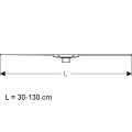Geberit CleanLine20 Дренажный канал 30-130cm, 154.451.KS.1