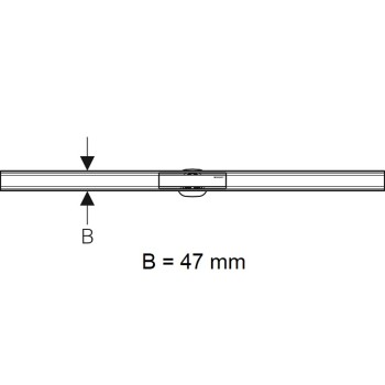 Geberit CleanLine60 Dušas kanāls 30-130cm, 154.459.00.1