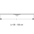 Geberit CleanLine60 Dušas kanāls 30-130cm, 154.459.00.1