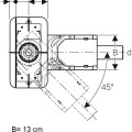 Geberit Монтажный комплект, к каналам CleanLine, 154.150.00.1