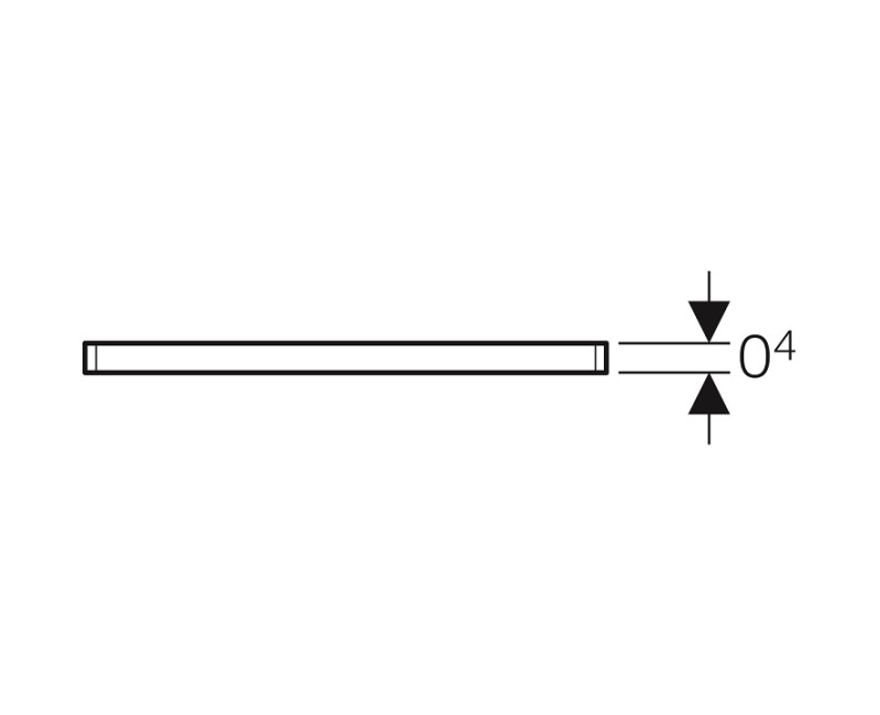 Geberit trapas dizaino nosegreste Circle, 154.311.00.1