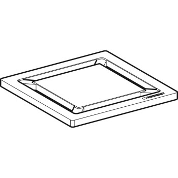 Geberit trapa dizaina nosegreste Square, 154.312.00.1