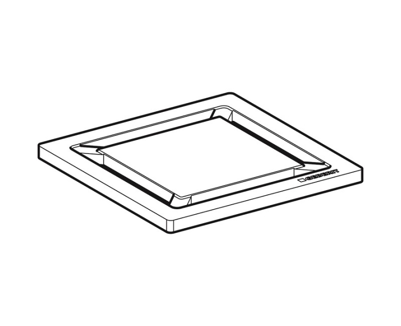 Geberit trapas dizaino nosėgrestas Square, 154.312.00.1