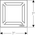 Geberit trapas dizaino nosėgrestas Square, 154.312.00.1