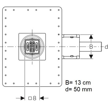 Geberit traps D50, 154.050.00.1