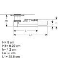 Geberit traps D50, 154.050.00.1
