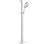 Dušas komplekts Grohe Rainshower Smartactive 130 III, 900 mm, hroms