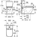 Grohe Euro Ceramic Rimless Наполный унитаз с крышкой, 3946200H