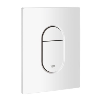 Grohe Arena Cosmo dviejų režimų nuspaudimo mygtukas, 156x197 mm, vertikalus, baltas