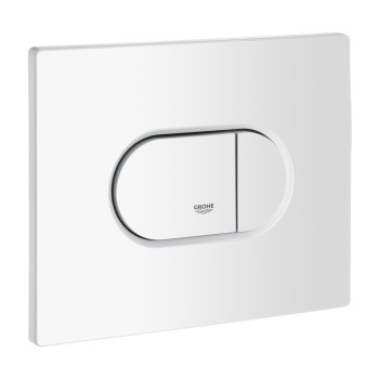 Grohe Arena Cosmo dviejų režimų nuplovimo mygtukas, 197x156 mm, horizontaliai, baltas