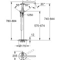 Grohe Essence New Смеситель для ванны/душа, 23491A01