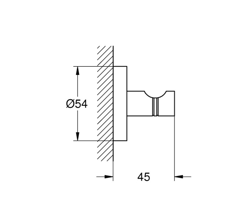 Grohe Essentials Āķis, hroms 40364001