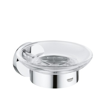 Grohe Essentials New muilo dozatorius su laikikliu, chromas