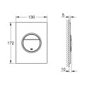 Grohe Nova Cosmo S Смывная клавиша,  для двойного смыва, 37601DC