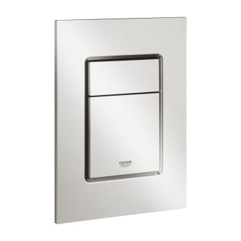 Кнопка для монтажной рамы Grohe Skate Cosmo duo, 130x172 мм, вертикальная, суперсталь