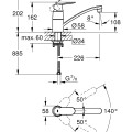 GROHE Eurosmart Cosmo Смеситель для мойки 31170000