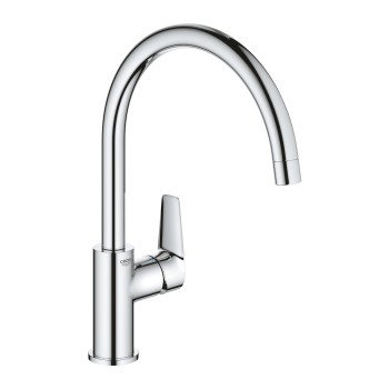 Virtuves izlietnes maisītājs Grohe BauEdge, hroms