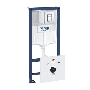 Tualetes poda komplekts Grohe taustiņš Skate Cosmo hroms 38732000, stiprinājumi, blīve, Grohe fresh,