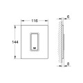 Grohe Skate Cosmopolitan Pisuaro mygtukas, 38846LS0